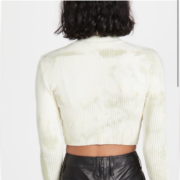 NWT Cotton Citizen Ibiza Turtleneck in Buttercream Splatter - Picture 4 of 4